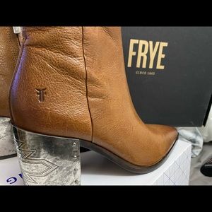 Frye leather booties
